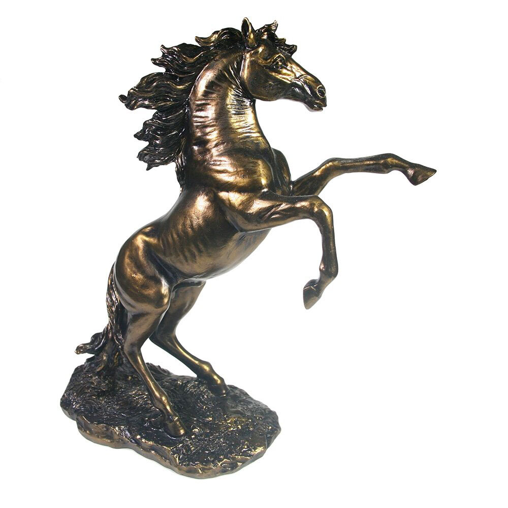 Фигура декоративная Конь на дыбах (цвет бронза) 20*115*30см KSMR-713705/D130