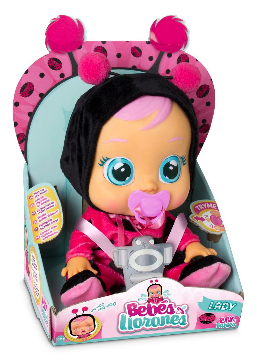 IMC Toys Кукла IMC Toys Cry Babies Плачущий младенец Lady, 30 см