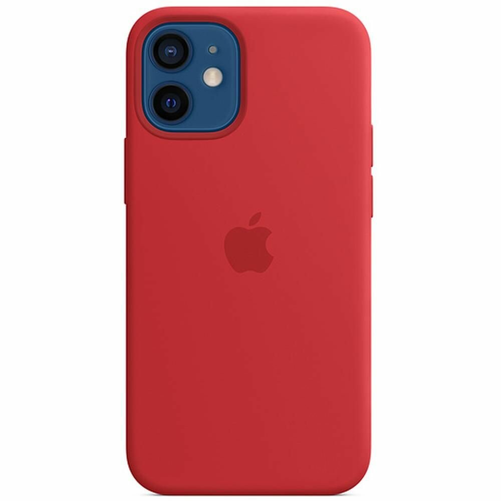 Чехол для Apple iPhone 12 mini Silicone Case with MagSafe Red MHKW3ZE/A