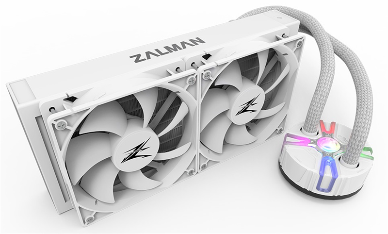 Zalman Система водяного охлаждения Zalman CPU Liquid Cooler 240mm, White