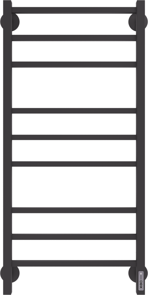 фото Terminus Полотенцесушитель электрический Terminus Ватикан П9 500х1100, черный матовый