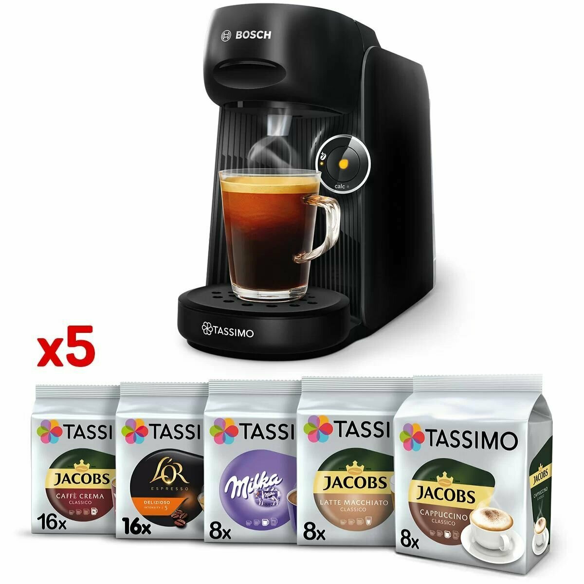 Кофемашина TASSIMO BOSCH FINESSE - фотография № 1