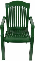 Кресло пластиковое Стандарт Пластик Премиум-1 90 x 45 x 56 cм темно-зеленое