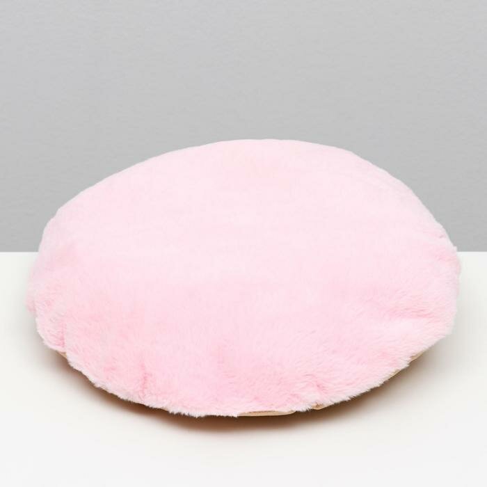 Лежанка-гнёздышко "Любовь", 38 х 17 см, розовая - фотография № 4