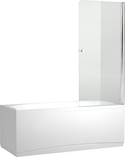 Шторка на ванну Aquanet Alfa 1 NF6211, прозрачное стекло
