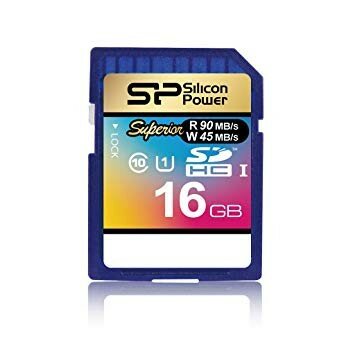 Карта памяти SD 16GB Silicon Power Superior SDHC Class 10 UHS-I 90 MB/s SP016GBSDHCU1V10