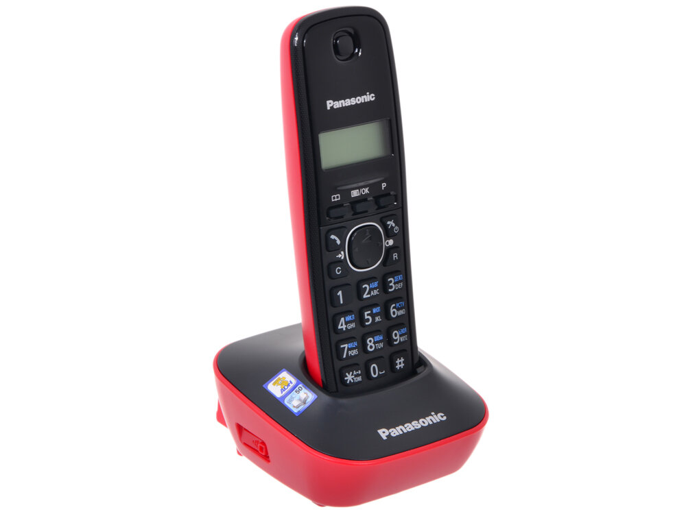  DECT Panasonic KX-TG1611RUR , Caller ID 50, 12 