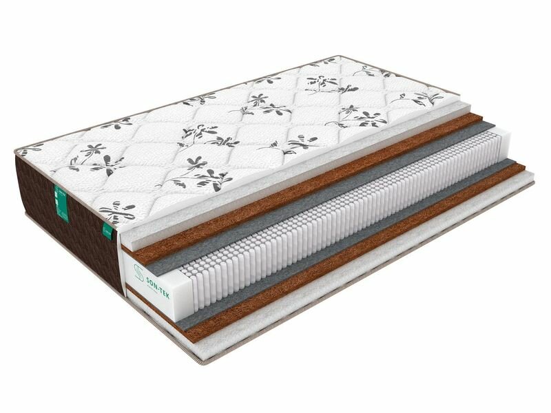 Матрас Sleeptek Lux StruttoStrong Double, 150x200 см (нестандартный), пружинный