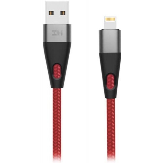 Кабель ZMI Xiaomi USB - Lightning MFi 100см (AL806) - красный