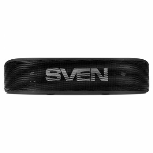 Компьютерная акустика 2.0 Sven PS-70BL SV-014629 черный, 2x3 Вт (RMS), Bluetooth, встроенный аккумул