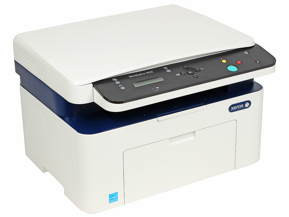 МФУ Xerox WorkCentre 3025V_BI Монохросный. A4, 20 стр/мин, до 15К стр/мес, 128MB, USB, Wi-Fi.