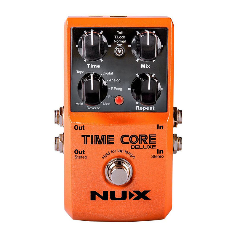 NUX Time Core Deluxe Multi Delay Pédale 8 delays et fonction Looper keepdrum Câble de guitare 6 m 