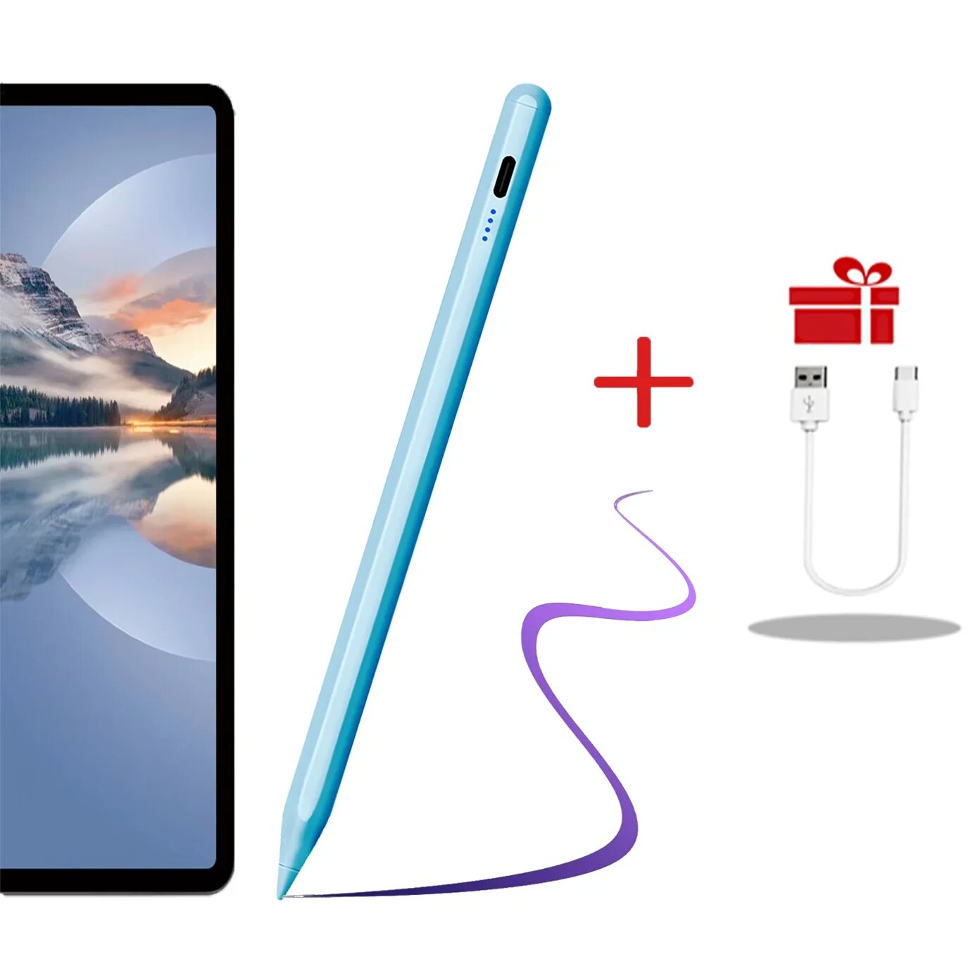 Стилус для Xiaomi Pad 6.5, Samsung Pad, Huawei MatePad и всех Android планшетов