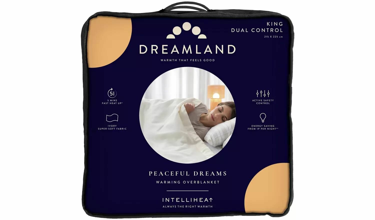 Электроодеяло Dreamland Ivory Supersoft Dual Control Overblanket-King - фотография № 1