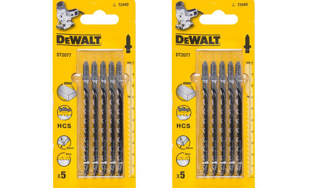 фото Пилка для лобзика 4/100мм DeWALT DT2077 (2шт)