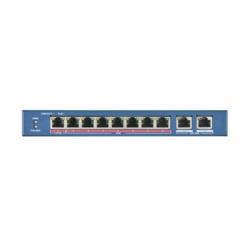 Hikvision DS-3E0310P-E M 8 RJ45 100M PoE с грозозащитой 6кВ