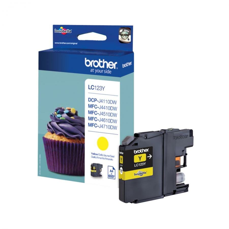 Картридж Brother LC563Y для Brother MFC-J2510, желтый