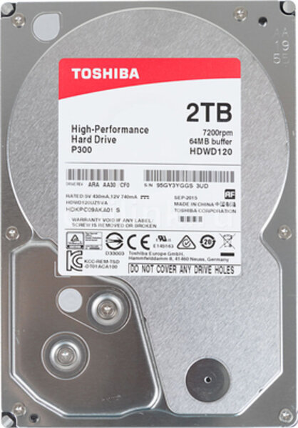   2Tb Toshiba HDWD120UZSVA .