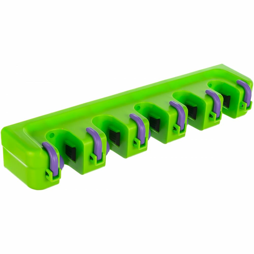 фото PALISAD Настенный держатель для садового инструмента, 5 ячеек, 6 крюков 68300