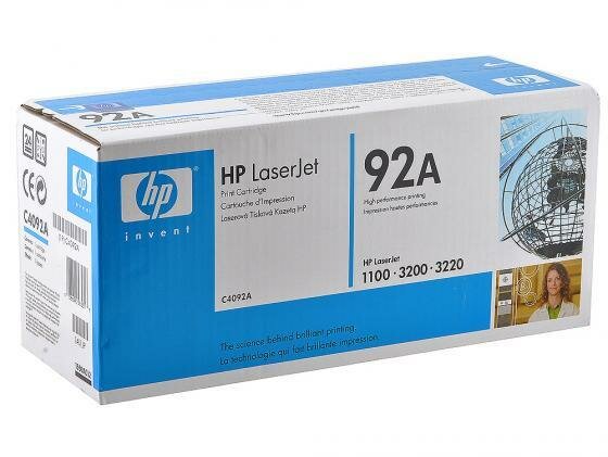 Картридж HP 92A (C4092A), черный