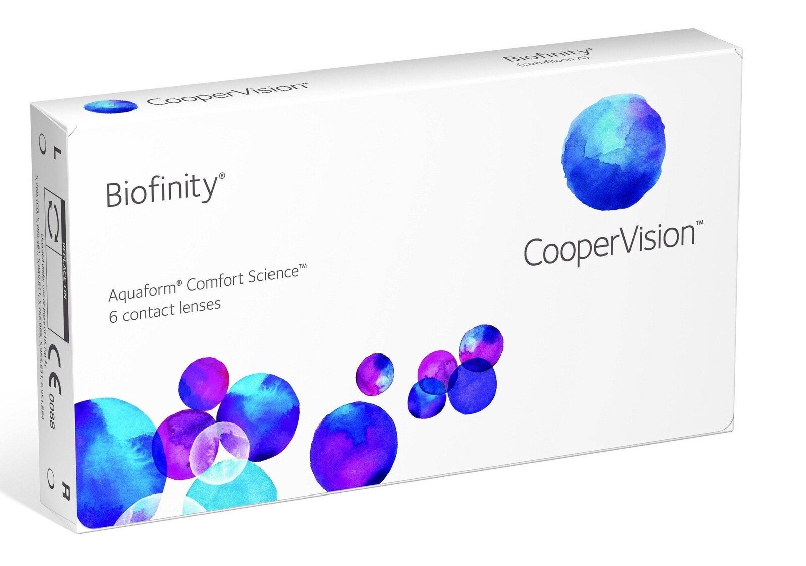 CooperVision контактные линзы Biofinity 6 шт. 8.6 -0.75