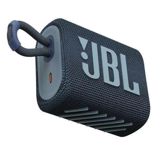 Портативная колонка JBL GO 3, 4.2Вт, синий [jblgo3blu]