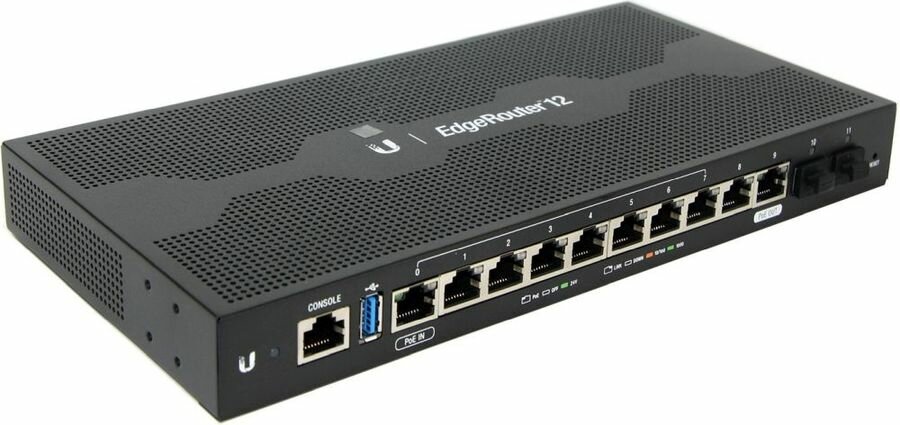 Маршрутизатор Ubiquiti EdgeRouter 12 10xGbLAN 2xSFP PoE