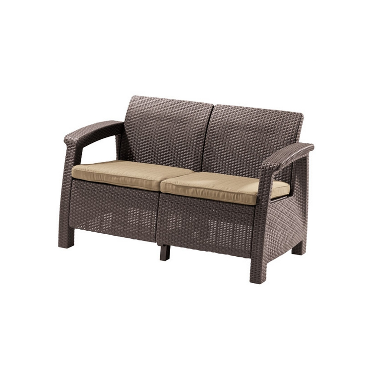 Комплект мебели Corfu Love Seat (2х мест.диван) коричневый 2020  шт.