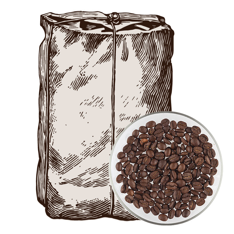 Колумбия Ла Сиба Декаф, упаковка кофе 1 кг
