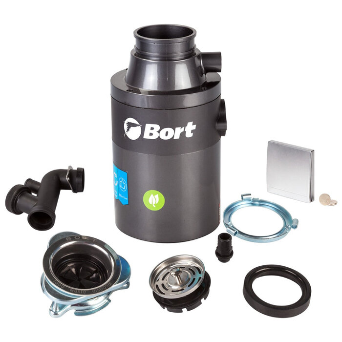 Измельчитель пищевых отходов Bort TITAN 4000 Control, 560 Вт, 3 ступени, 4.2 кг/мин, 90 мм - фотография № 4