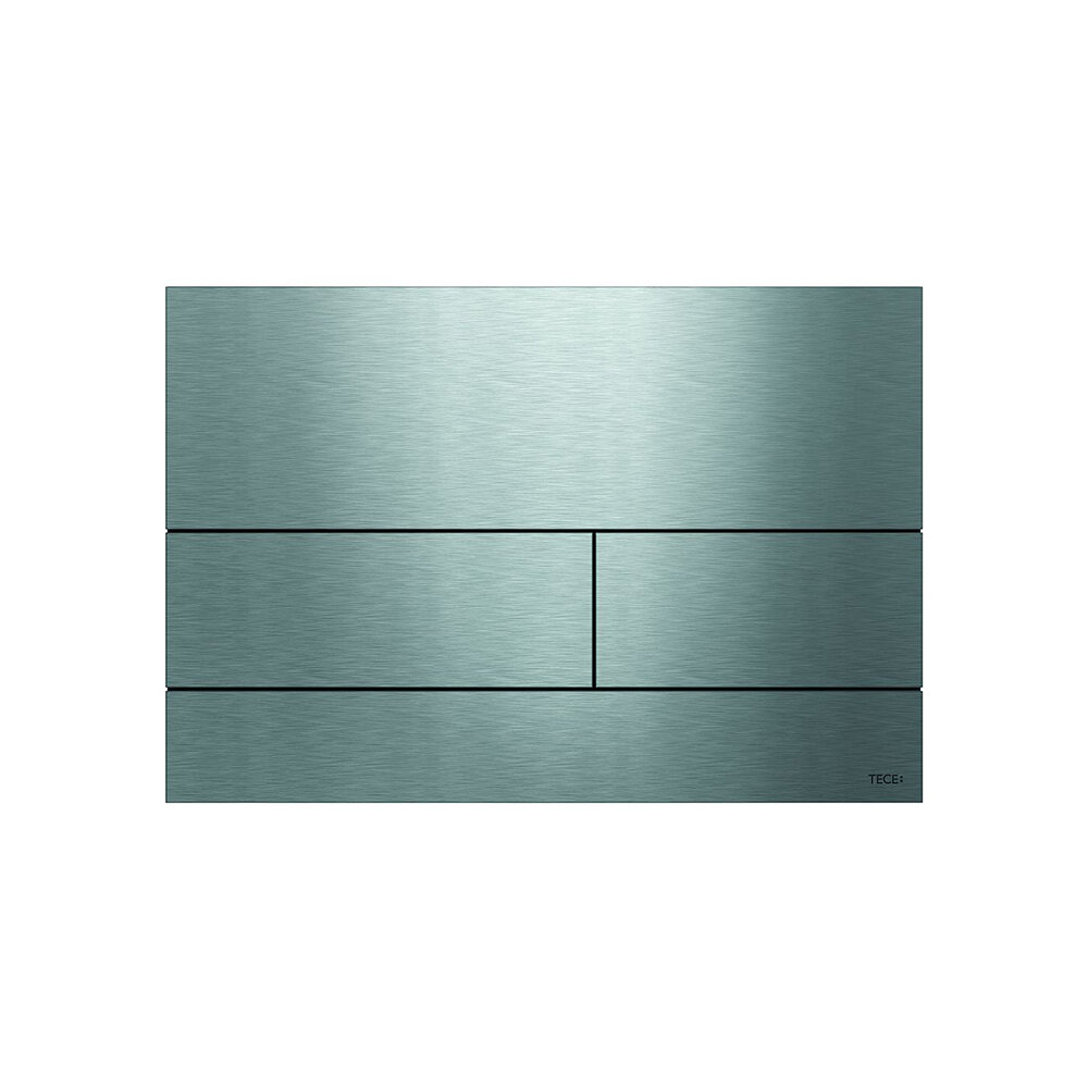 TECEsquare II, панель смыва с двумя клавишами металлическая, 9240830