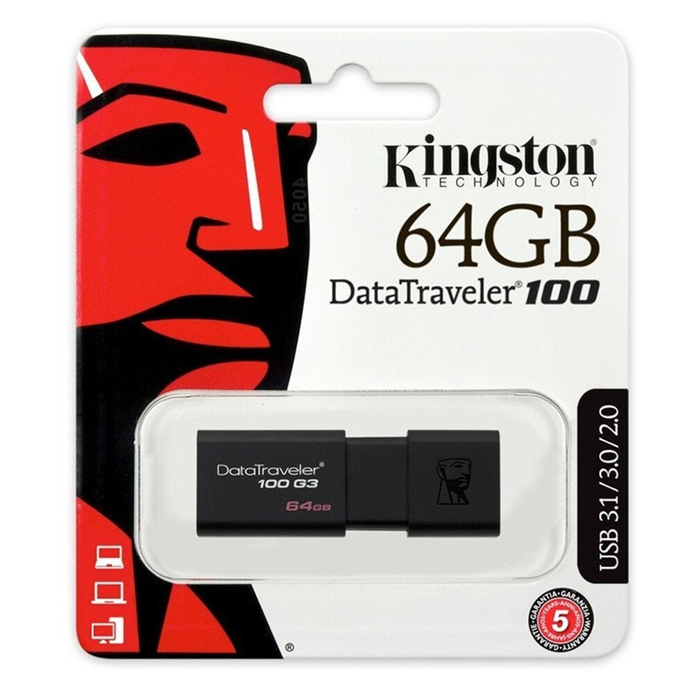 KINGSTON 64Gb USB3.0 Gen.3 DT100G3