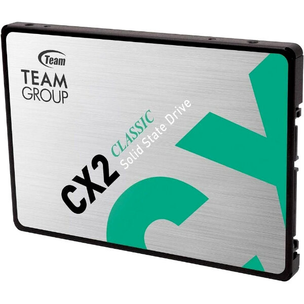 Накопитель 2.5; 2TB Team Group CX2 Client SSD SATA 6Gb/s, 540/490, MTBF 1M, 3D TLC, 1600TBW, 0,73DWPD, RTL