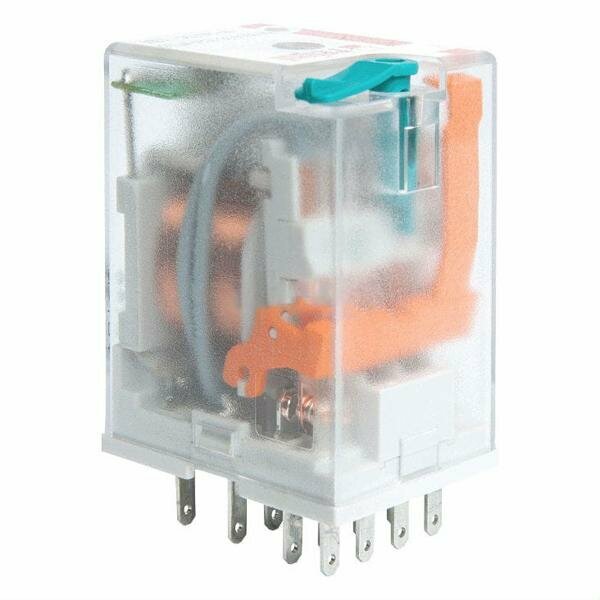 фото Реле RELPOL R4N-2014-23-1024-WTL Реле промышленное, 4PDT контакты, Uобмотки 24VDC, макс. ток 6A, диод, 1шт