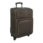Чемодан маленький borgo antico ba6088 23,5 brown чемодан - изображение