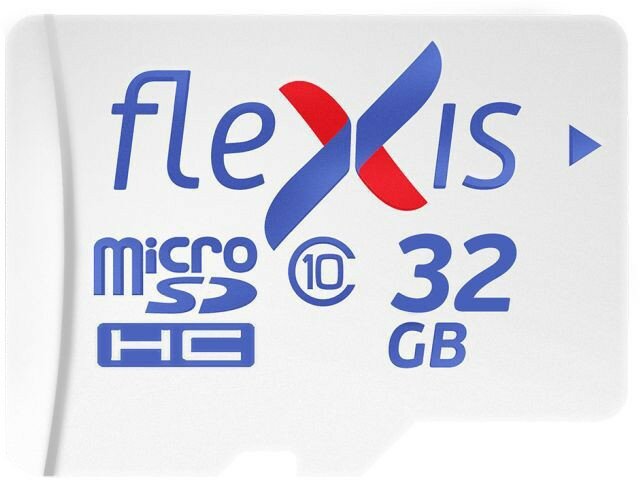 Карта памяти Flexis MicroSDHC 32Gb Class 10 U1 FMSD032GU1