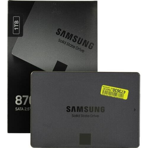 Твердотельный накопитель Samsung 870 QVO 1 ТБ SATA MZ-77Q1T0BW