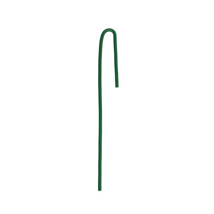 Колышек универсальный, h = 20 см, ножка d = 0.3 см, набор 10 шт., зелёный - фотография № 2