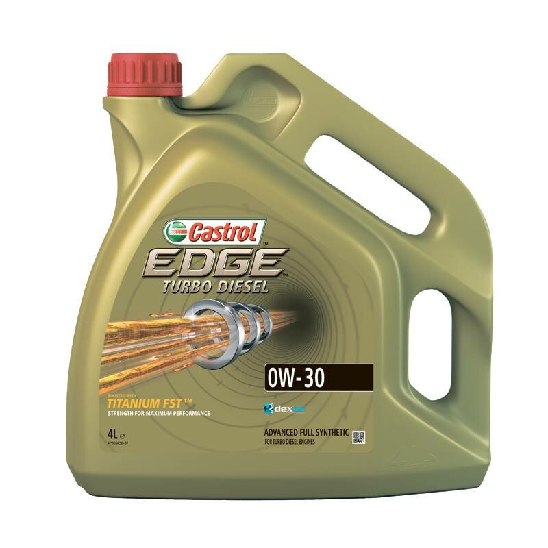 Масло моторное CASTROL EDGE Titanium FST Turbo Diesel 0W-30 4л синт. API SN/CF