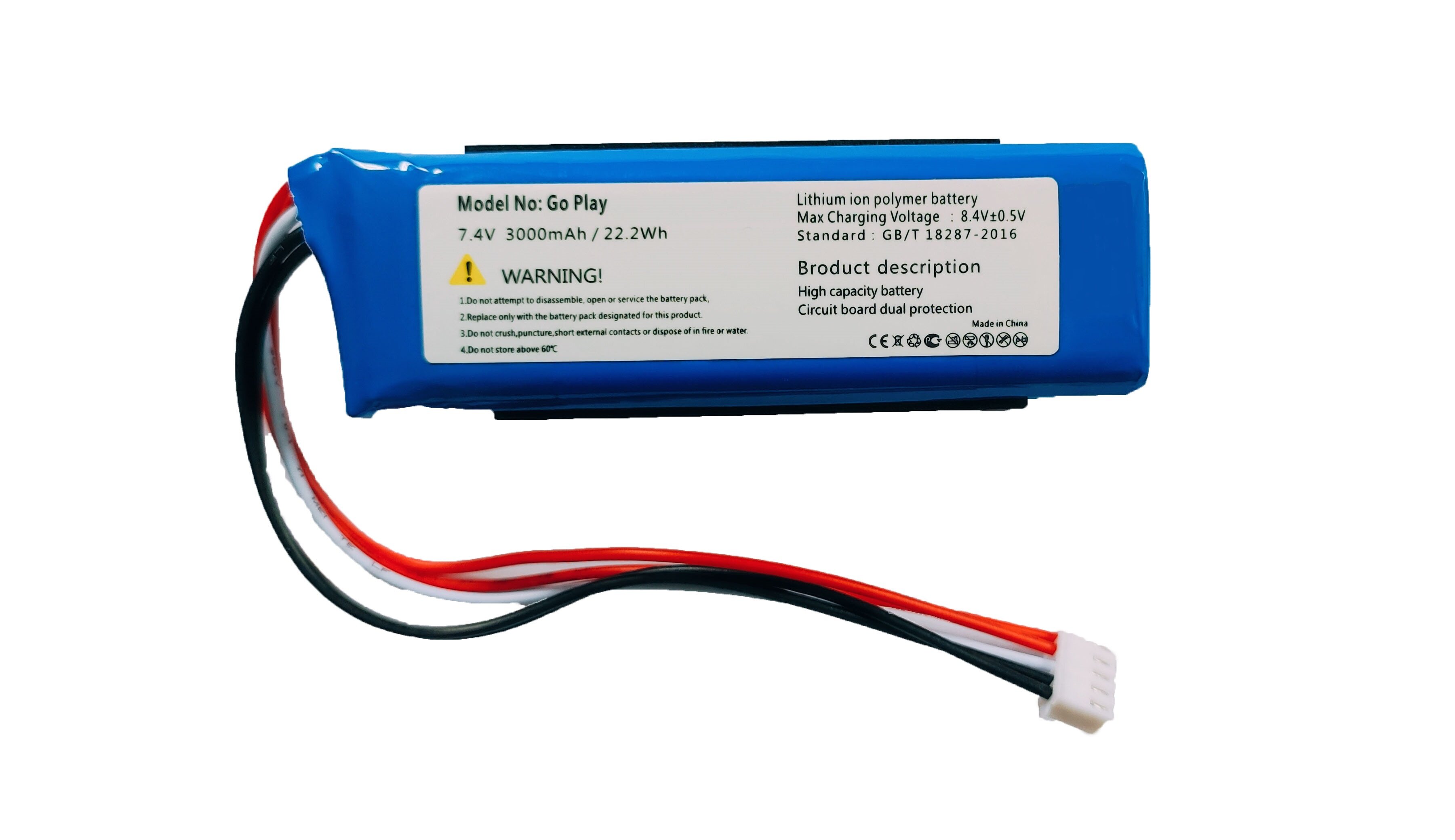 Аккумуляторная батарея для Harman/Kardon Go Play / CP-HK06 / GSP1029102 017.4V 3000mAh 22.2Wh