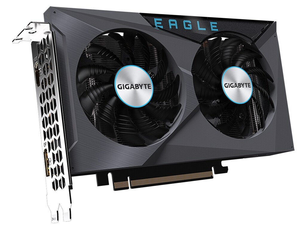 Видеокарта GIGABYTE Radeon RX 6500 XT EAGLE 4G (GV-R65XTEAGLE-4GD), Retail