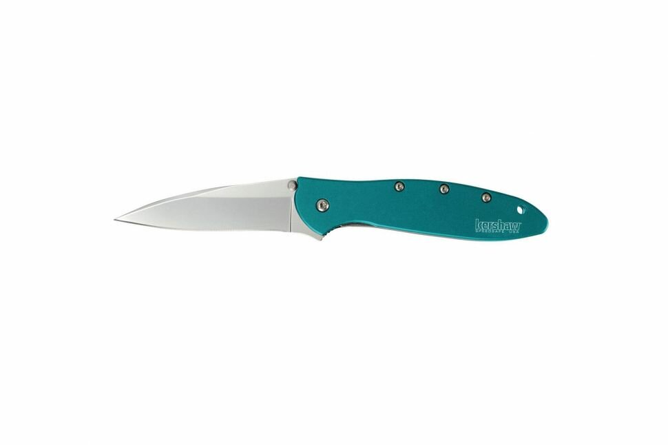 Нож "Leek" Sandvik 14C28N Aluminium 1660TEAL от Kershaw