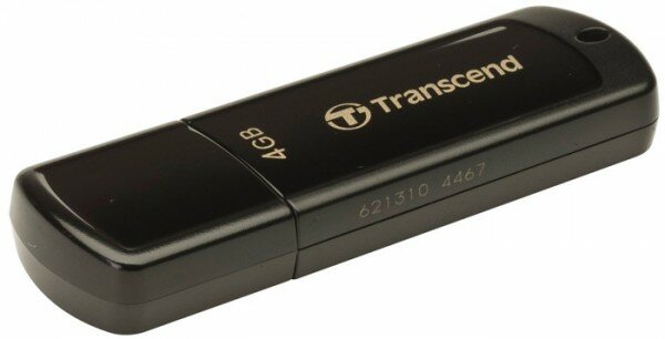 Флешка Transcend 4Gb Jetflash 350 TS4GJF350 USB2.0 черный TS4GJF350