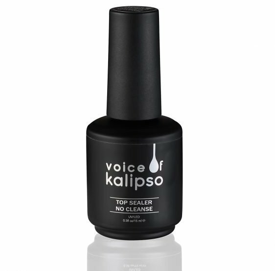 Voice of Kalipso Top Sealer No Cleanse Верхнее покрытие для гель-лака без липкого слоя, 15 мл