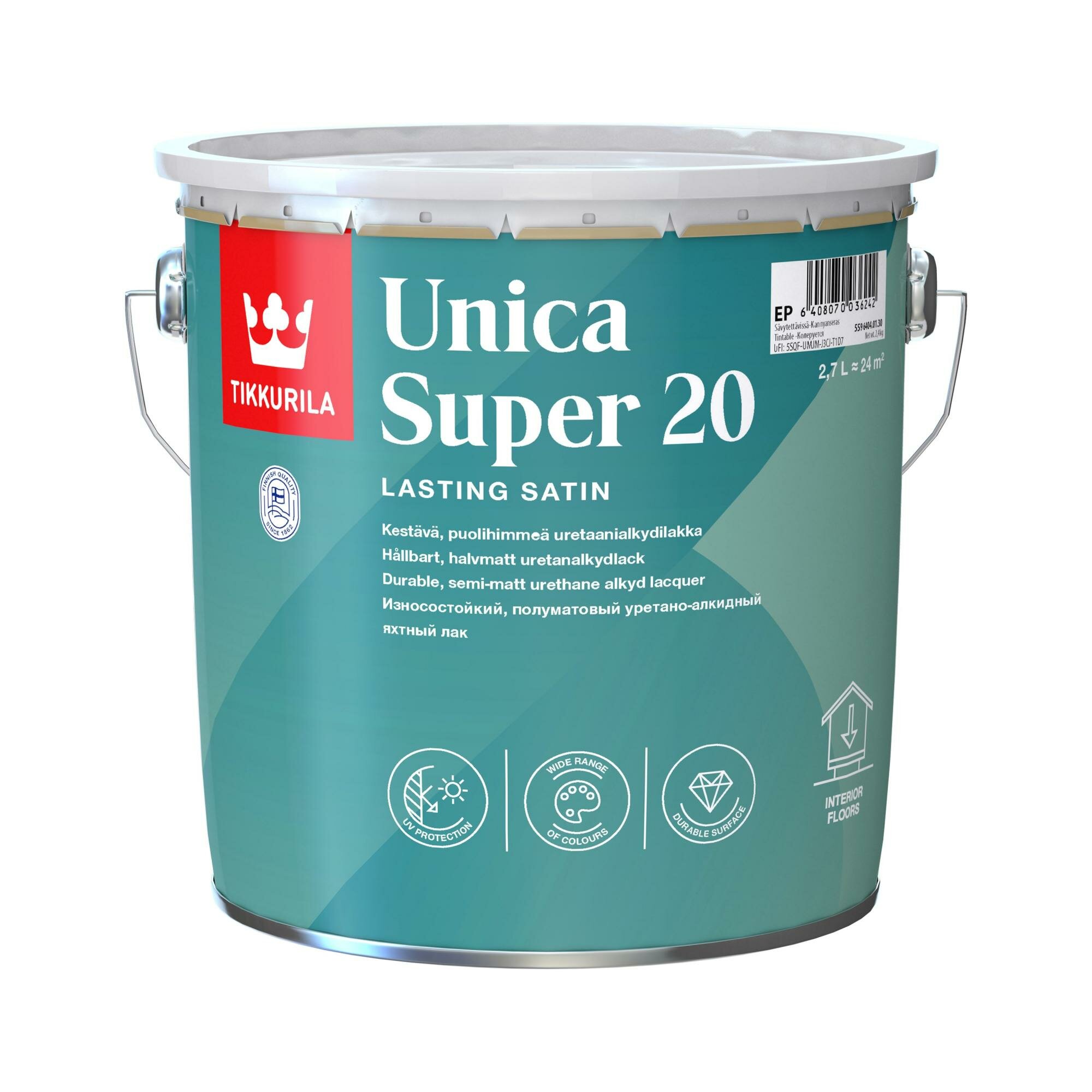 Tikkurila Unica super 20, 0.9 литров