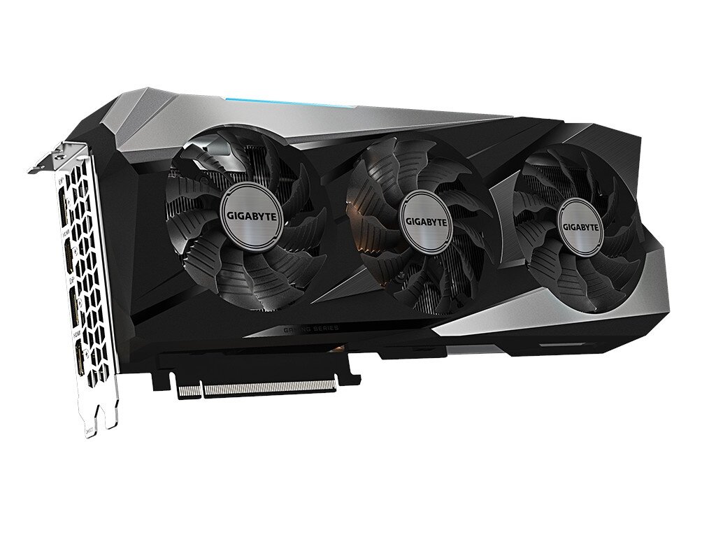 Видеокарта GigaByte GeForce RTX 3070 Ti Gaming OC 8G 1830Mhz PCI-E 4.0 8192Mb 19000Mhz 256-bit 2xHDMI 2xDP GV-N307TGAMING OC-8GD