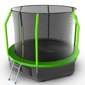 Батут с внутренней и нижней сетью Evo Jump Cosmo 10ft Lower net Green