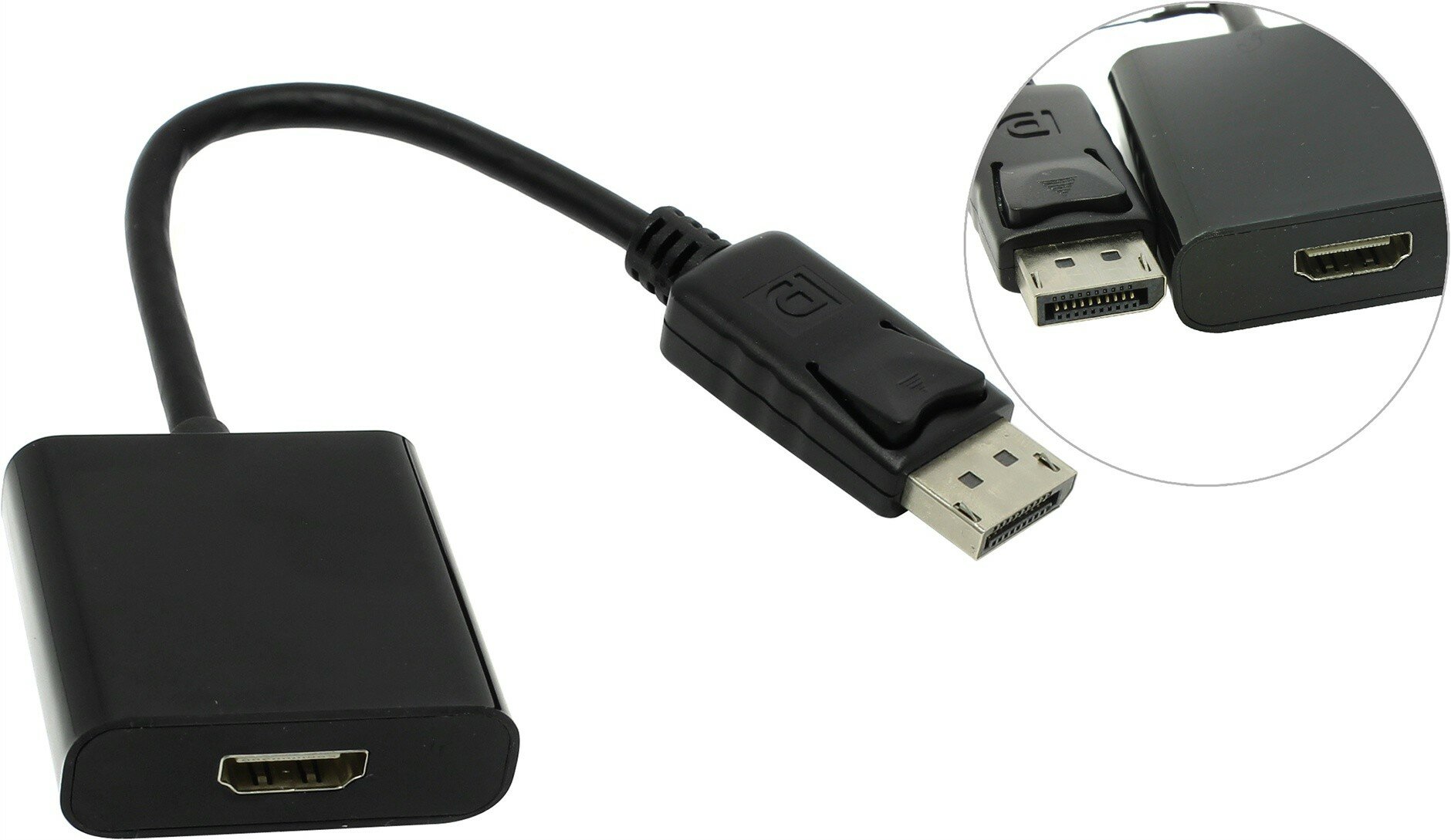Адаптер Espada Display Port M to HDMI F 20cm EPortM-HDMI F20