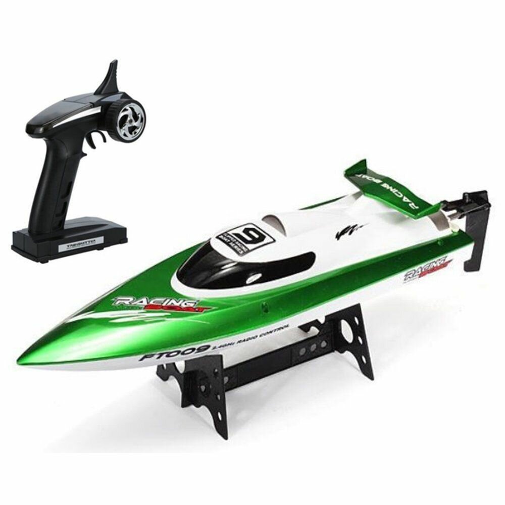 Судомодели FeiLun Радиоуправляемый катер Fei Lun High Speed Green Boat 2.4GHz - FT009-G