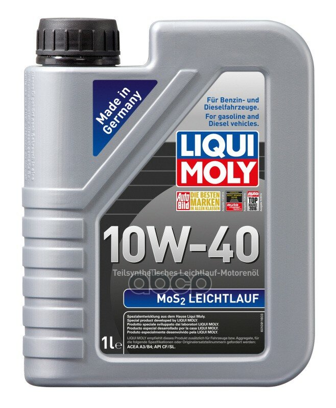 Liqui moly Масло Моторное Mos2 Leichtlauf 10w-40 (1л)